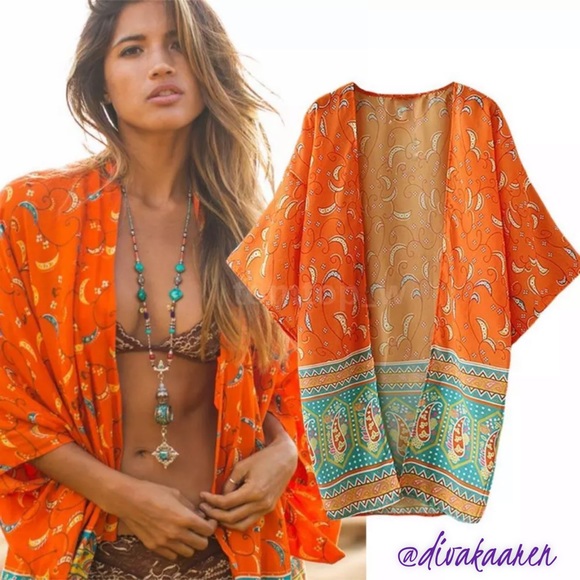 Stunning Duster/Bohemian/Festival/Coverup - Picture 6 of 7